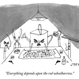 The Red Wheelbarrow by Edward Steed