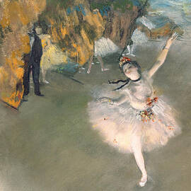 The Star or Dancer on the stage by Edgar Degas