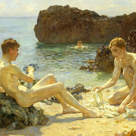 The Sun Bathers by Henry Scott Tuke