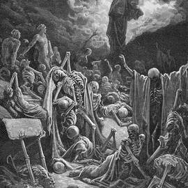 The Vision of the Valley of Dry Bones by Gustave Dore