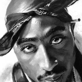 Tupac Shakur by Ylli Haruni