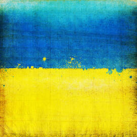 Ukraine flag by Setsiri Silapasuwanchai