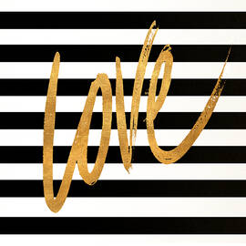 Valentines Stripes Iv by South Social Graphics