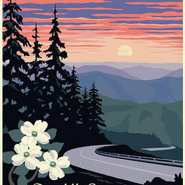 Virginia Poster - Vintage Travel Poster by Jim Zahniser