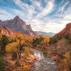 Watchman Sunset by Michael Zheng