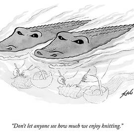 We Enjoy Knitting by Tom Toro