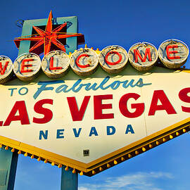 Welcome to Las Vegas sign by Garry Gay