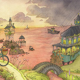 Wherever You Go - Rainy Bay by Eliza Wheeler