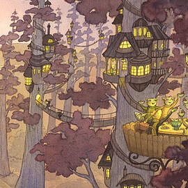 Wherever You Go - Tea in Treehouse by Eliza Wheeler