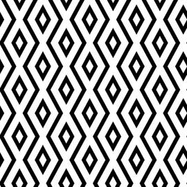 White and Black Pattern by Christina Rollo