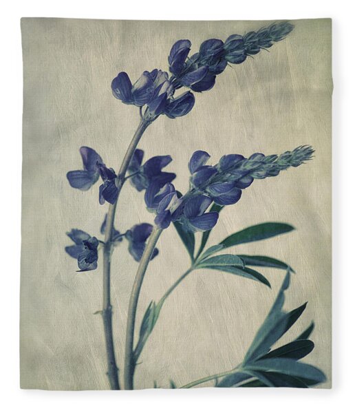 Wild Lupine Fleece Blanket