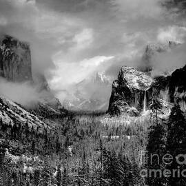 Yosemite Valley Clearing Winterstorm 1942 by Ansel Adams