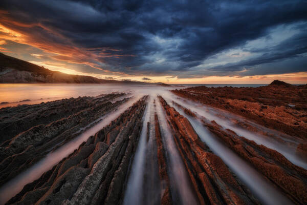 Wall Art - Photograph - Zumaia Flysch 6 by Juan Pablo De